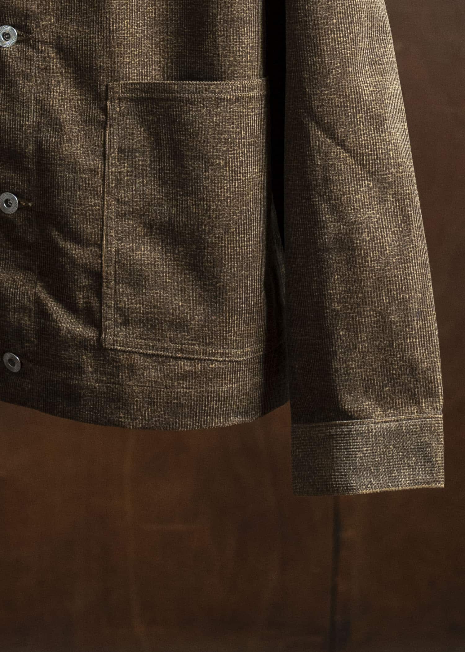 Taiga Takahashi Lot.303-Melange Brown Cover all Jacket  Melange Brown