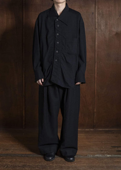 ZIGGY CHEN ASYMMETRIC COLLAR SHIRT 0M2630729