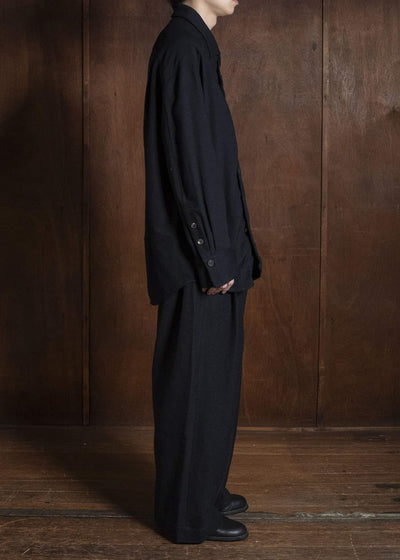 ZIGGY CHEN ASYMMETRIC COLLAR SHIRT 0M2630729