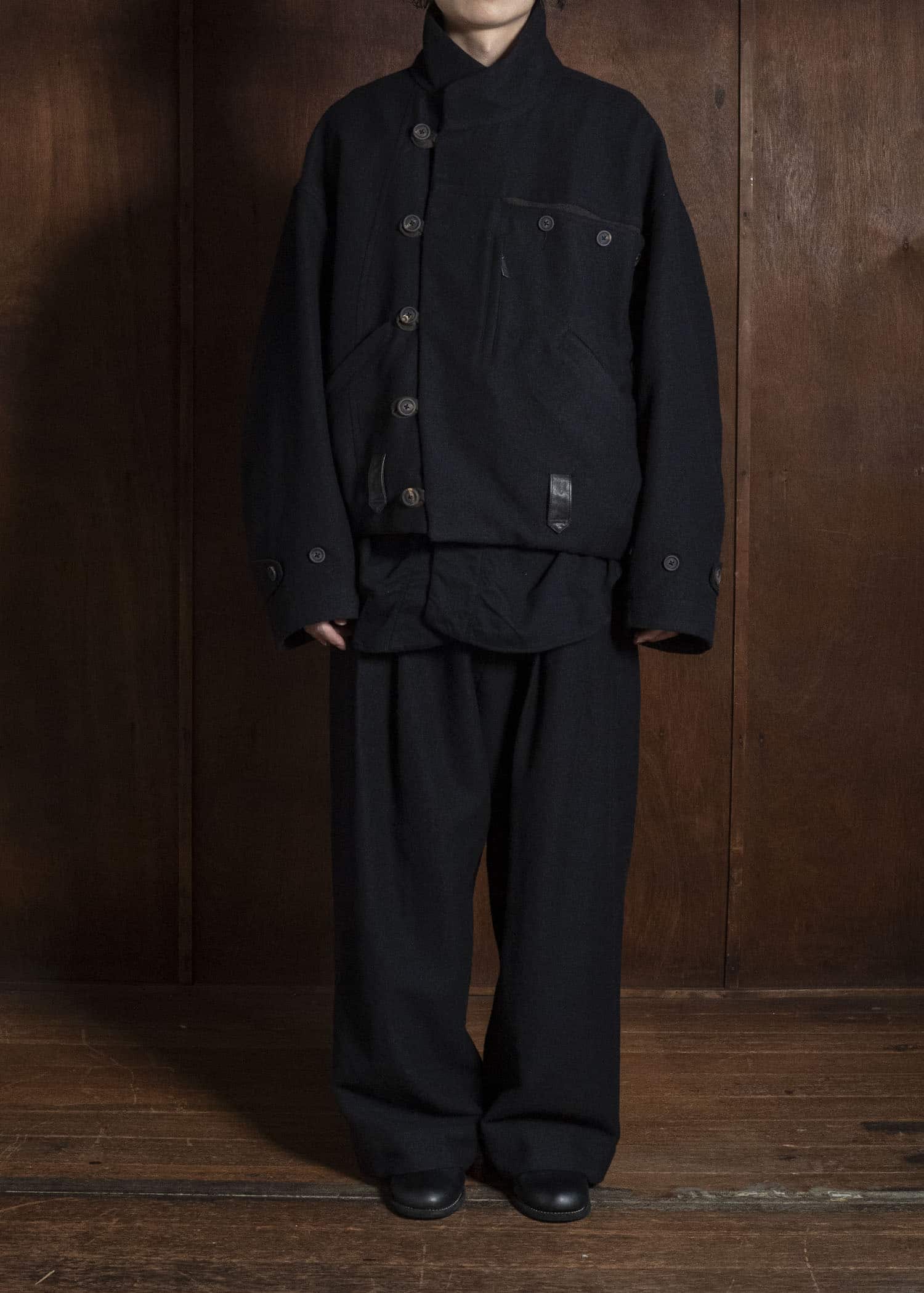 ZIGGY CHEN ASYMMETRIC ''HIDDEN ARC'' JACKET 0M2630951