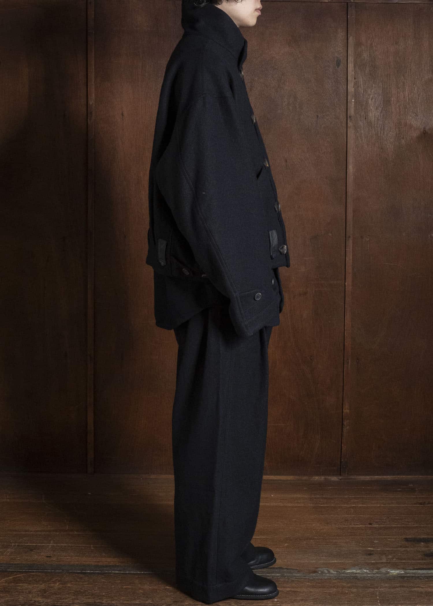 ZIGGY CHEN ASYMMETRIC ''HIDDEN ARC'' JACKET 0M2630951