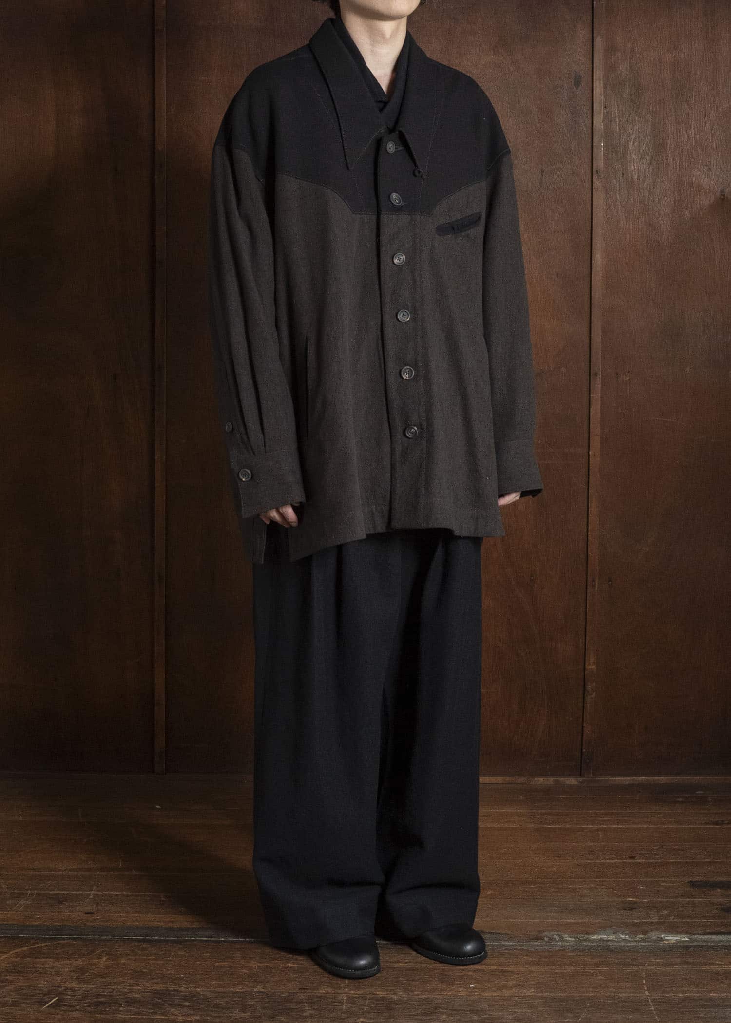 ZIGGY CHEN COLLAGED SHIRT JACKET 0M2630719
