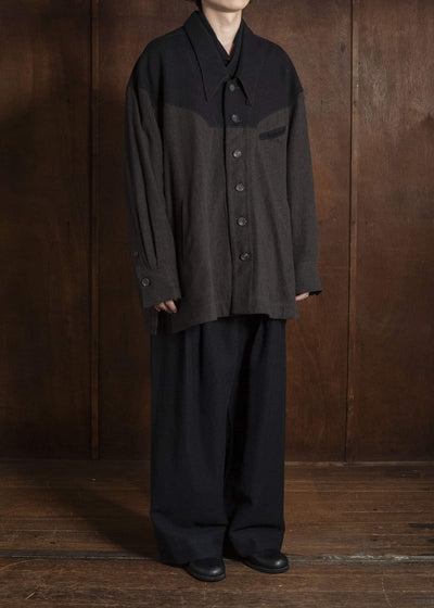 ZIGGY CHEN COLLAGED SHIRT JACKET 0M2630719