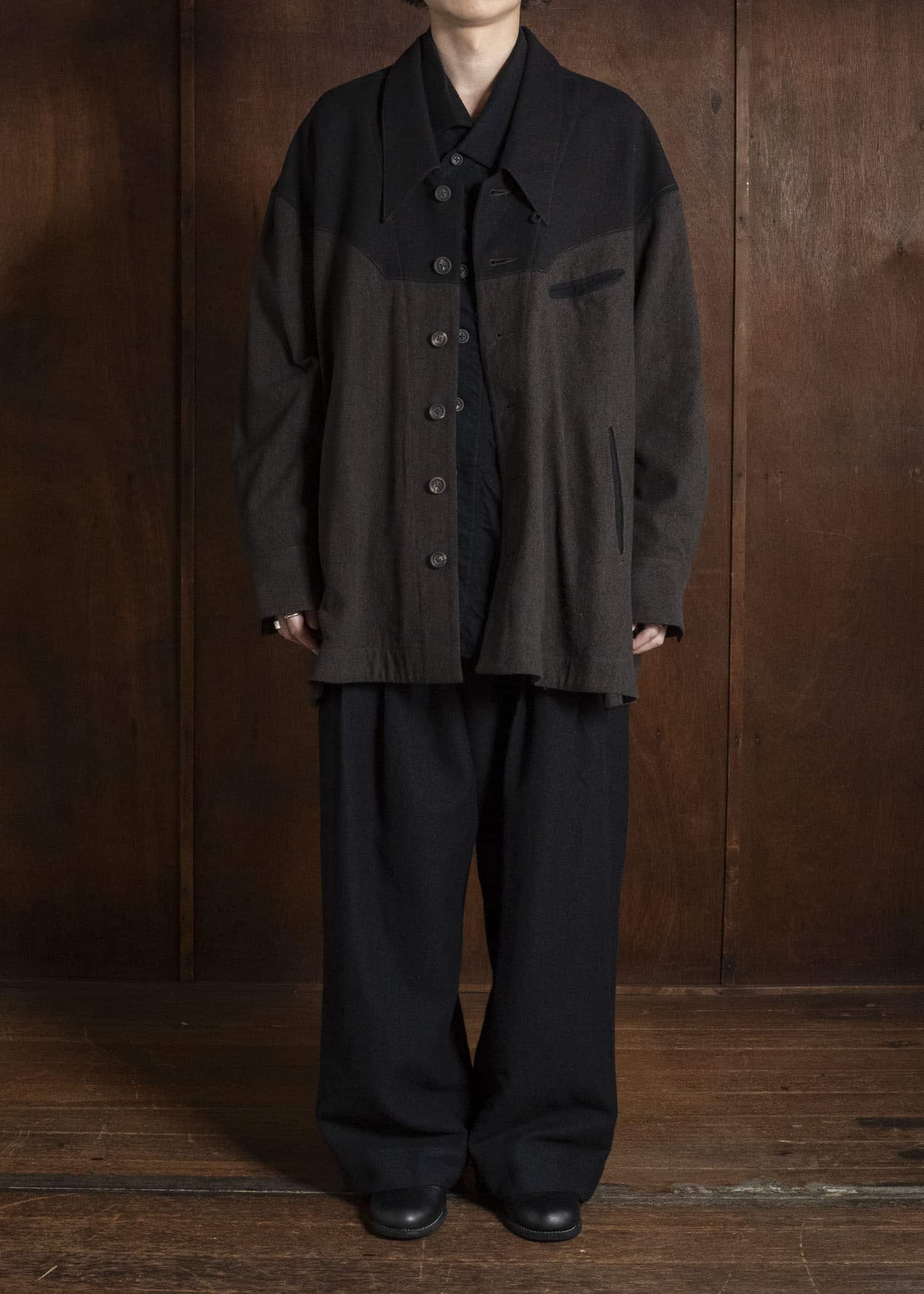 ZIGGY CHEN COLLAGED SHIRT JACKET 0M2630719