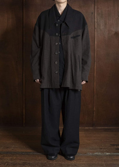 ZIGGY CHEN COLLAGED SHIRT JACKET 0M2630719