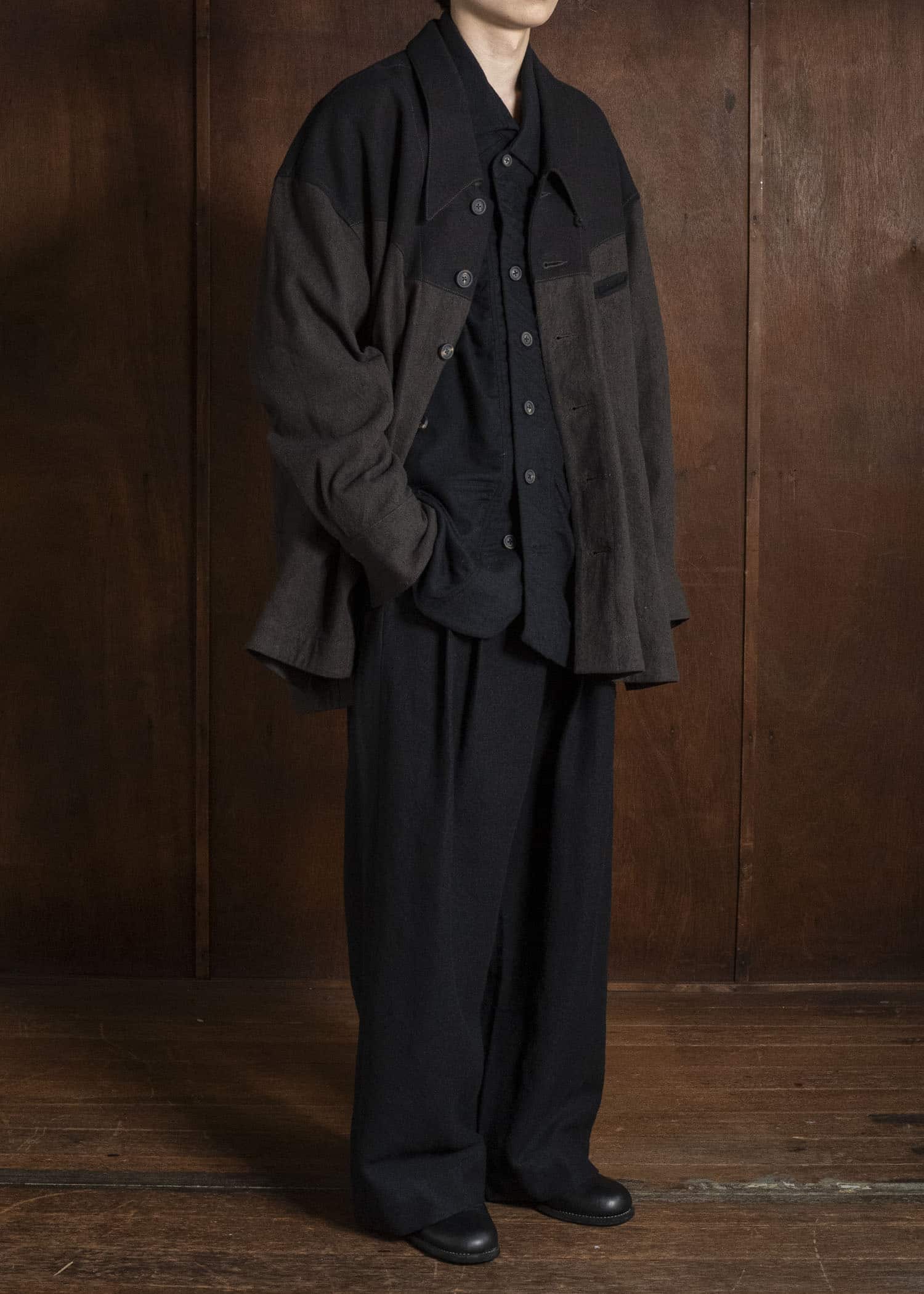 ZIGGY CHEN COLLAGED SHIRT JACKET 0M2630719