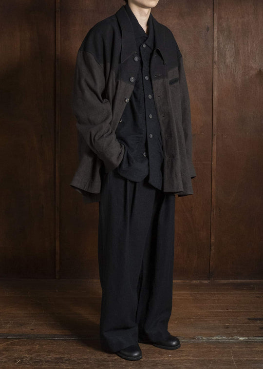ZIGGY CHEN COLLAGED SHIRT JACKET 0M2630719