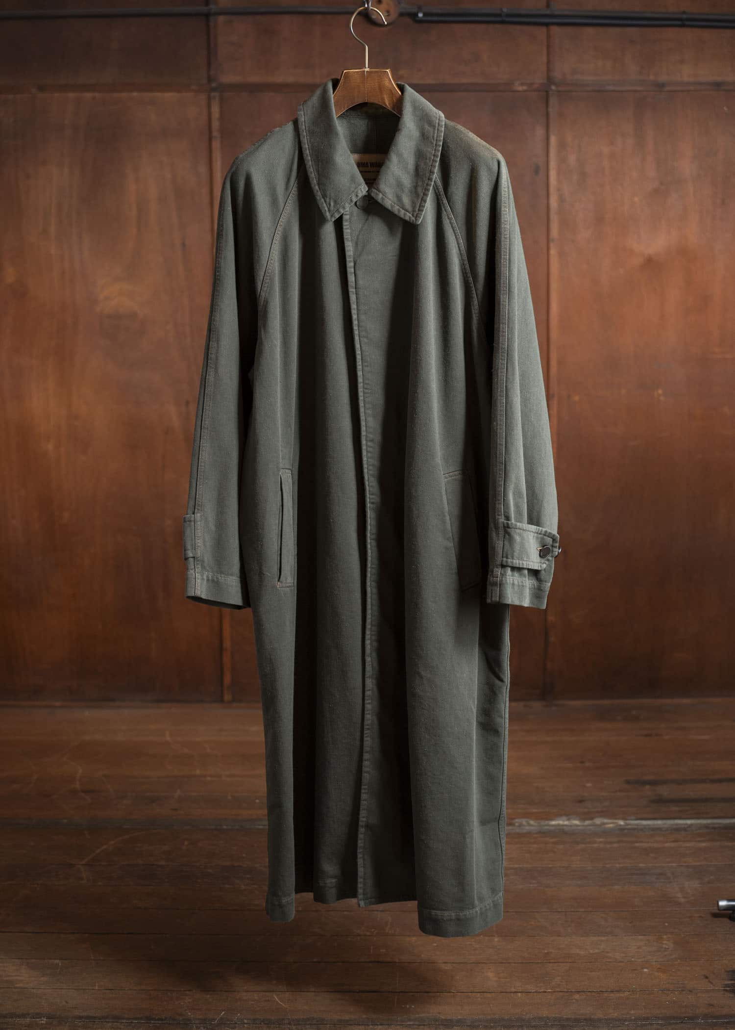 UMA WANG S5/M/UM8530 CARLO COAT green