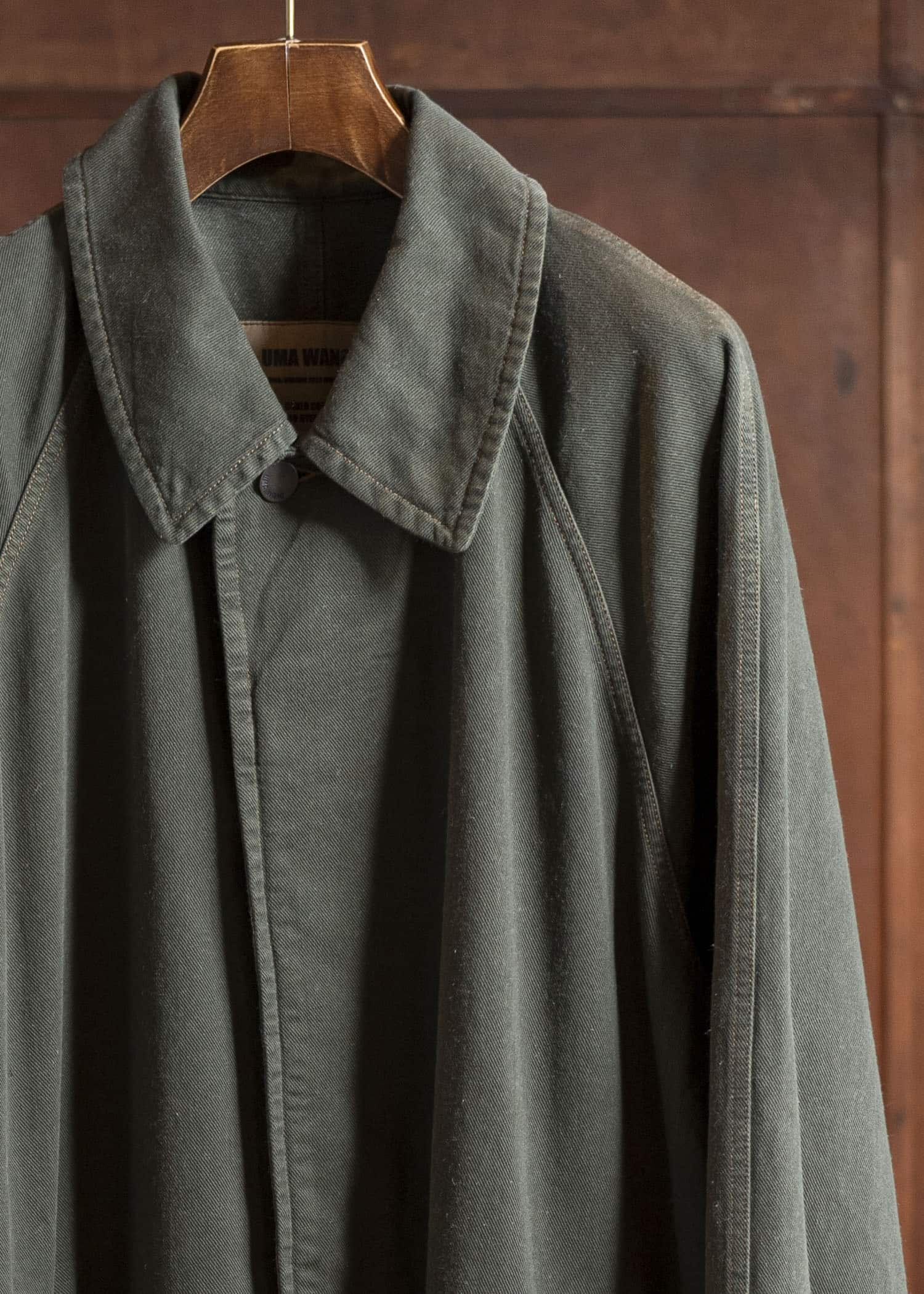 UMA WANG S5/M/UM8530 CARLO COAT green