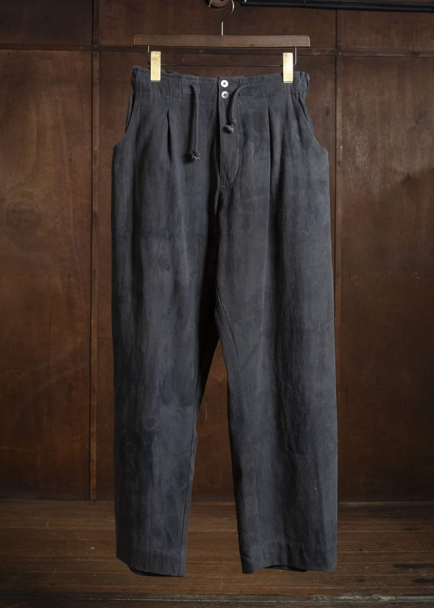 Gathering Textiles Farmer Pant Handloom Cotton , Nuturally Dyed FAP01-CO-PB