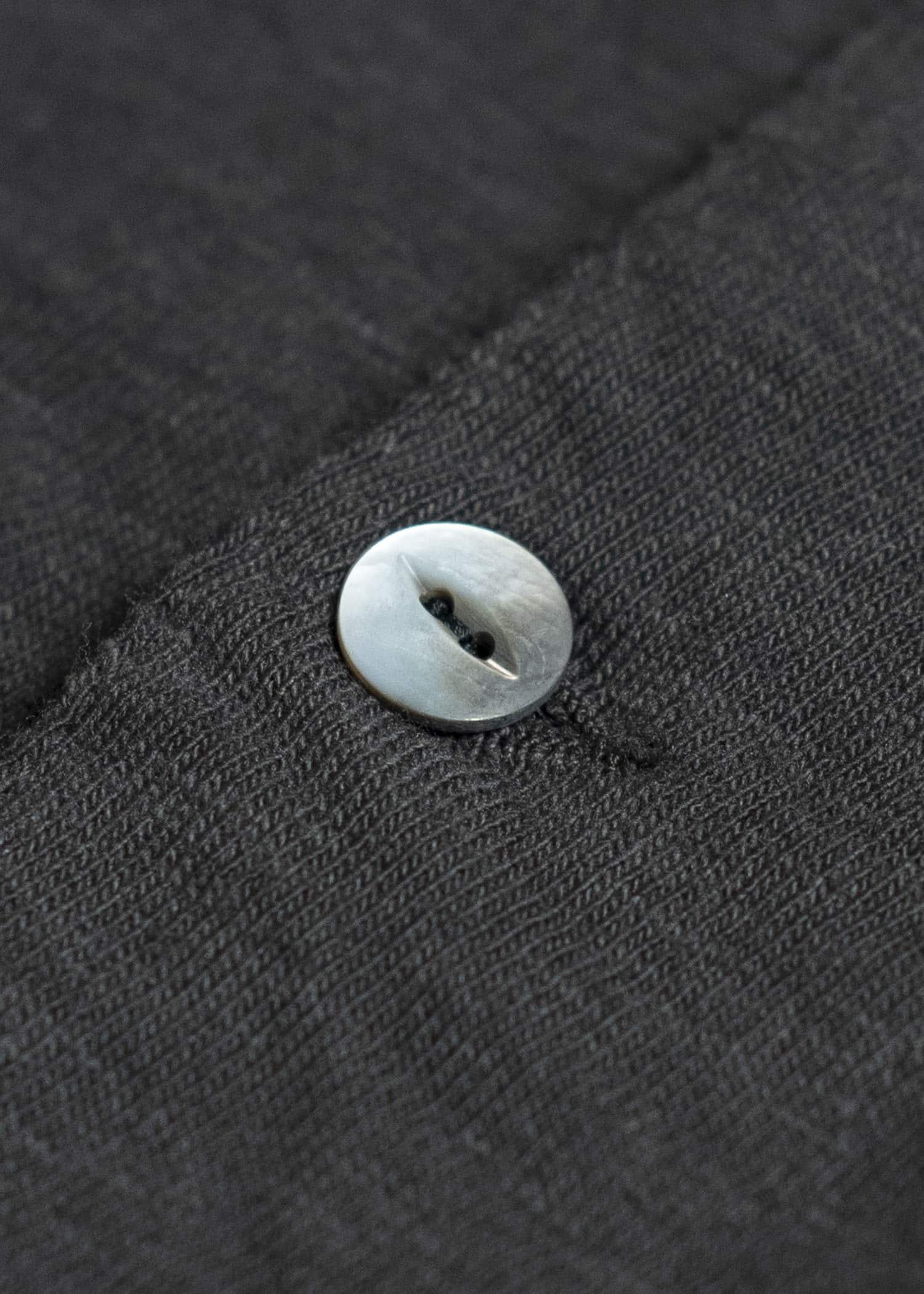 Taiga Takahashi Lot.618 Side Henley Neck Shirt CHARCOAL