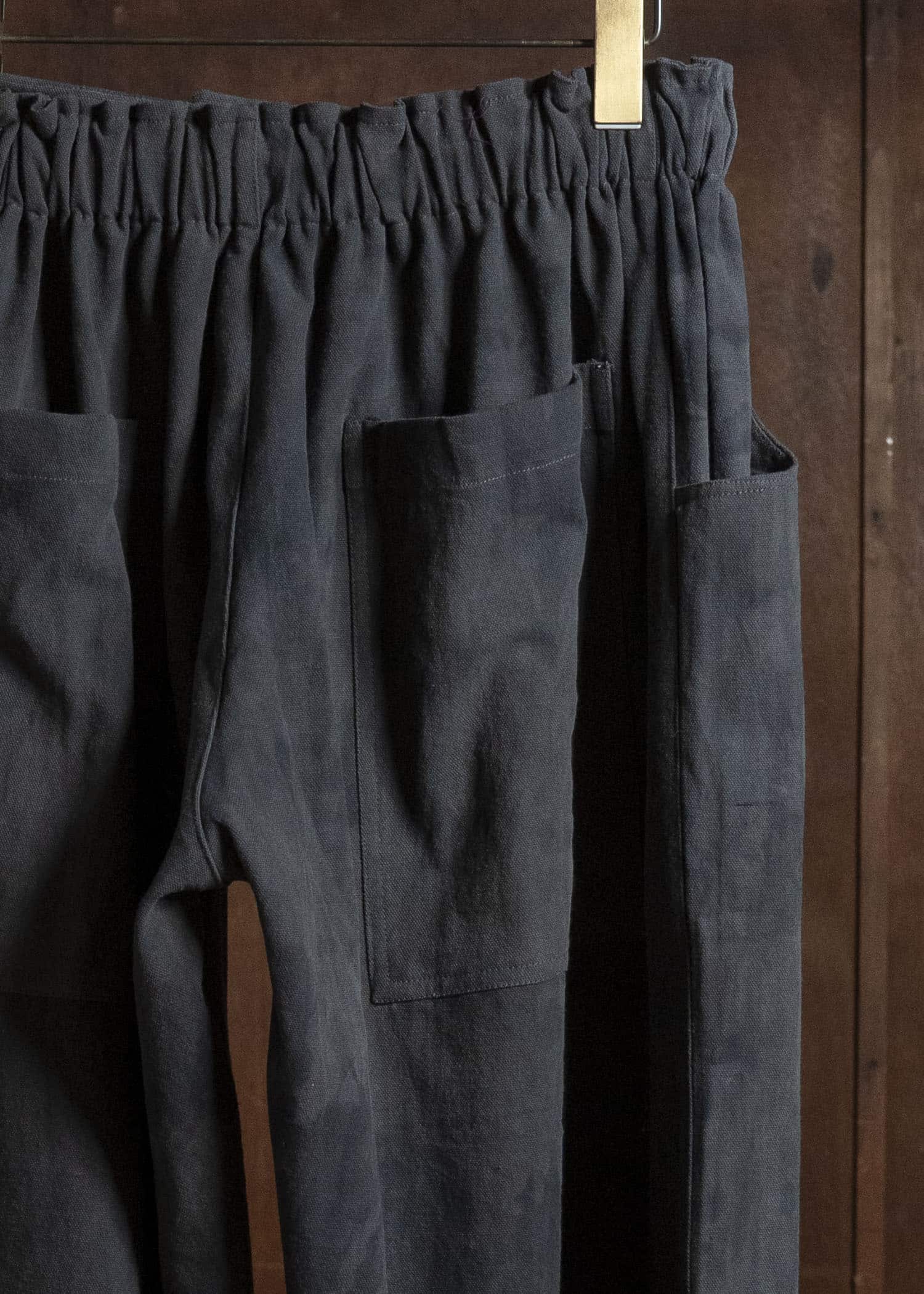 Gathering Textiles Farmer Pant Handloom Cotton , Nuturally Dyed FAP01-CO-PB