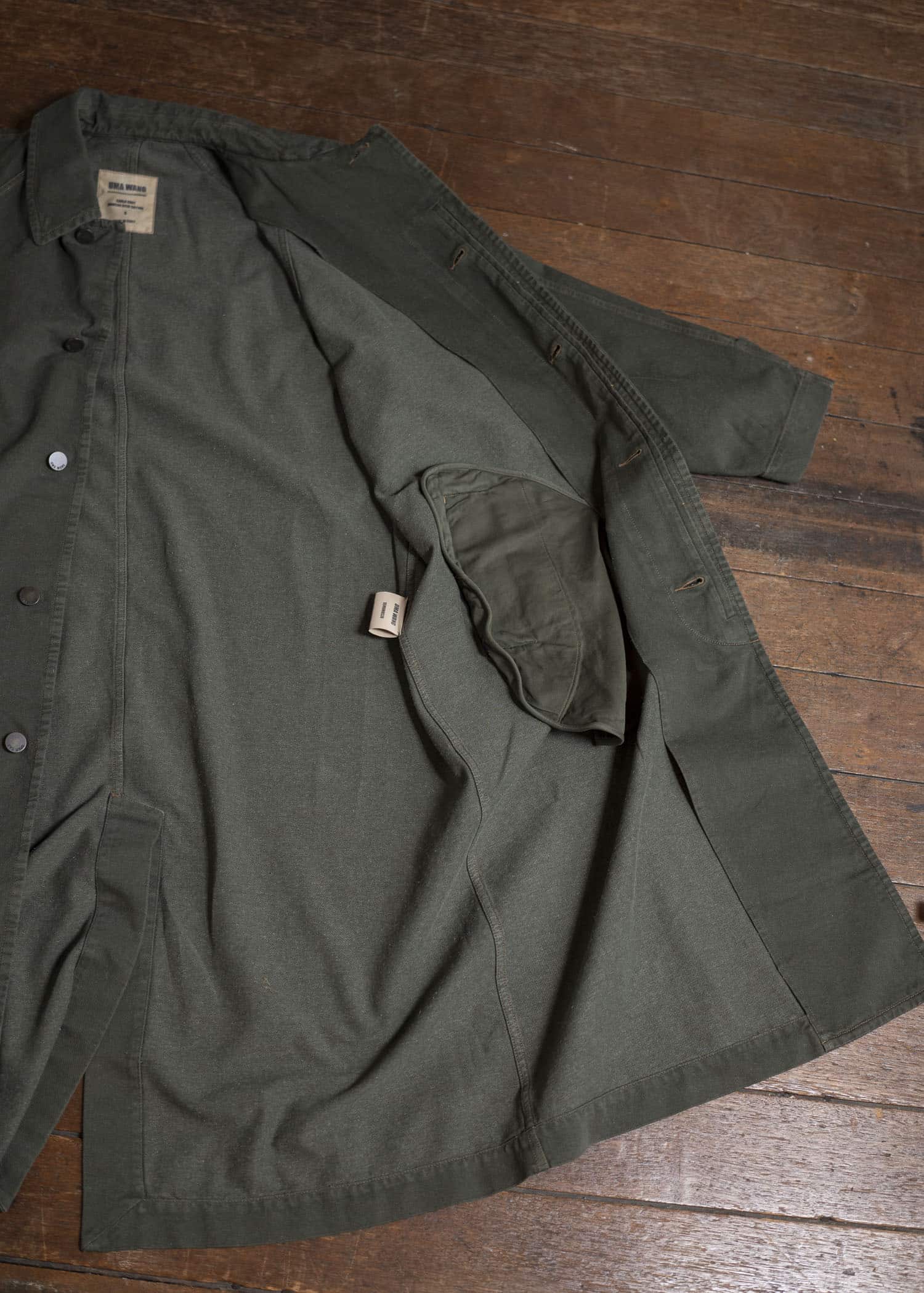 UMA WANG S5/M/UM8530 CARLO COAT green