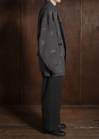 ZIGGY CHEN COLLAGED TROUSERS 0M2630553