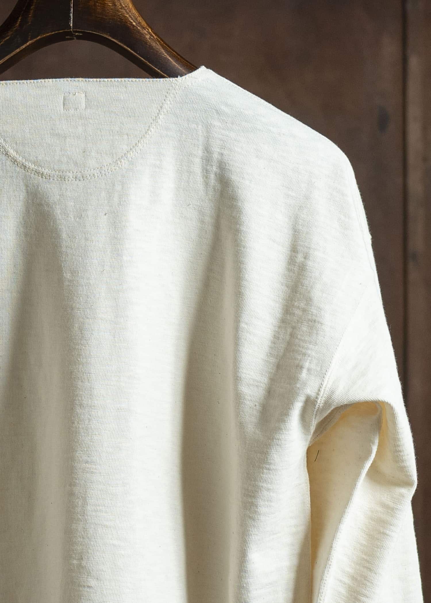 Taiga Takahashi Lot.618 Side Henley Neck Shirt IVORY