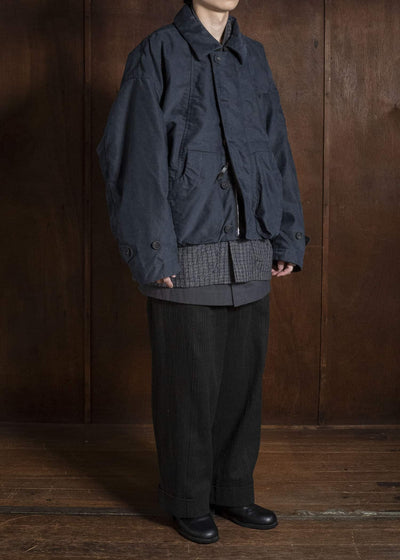 ZIGGY CHEN SPREAD COLLAR AVIATOR JACKET 0M2630931