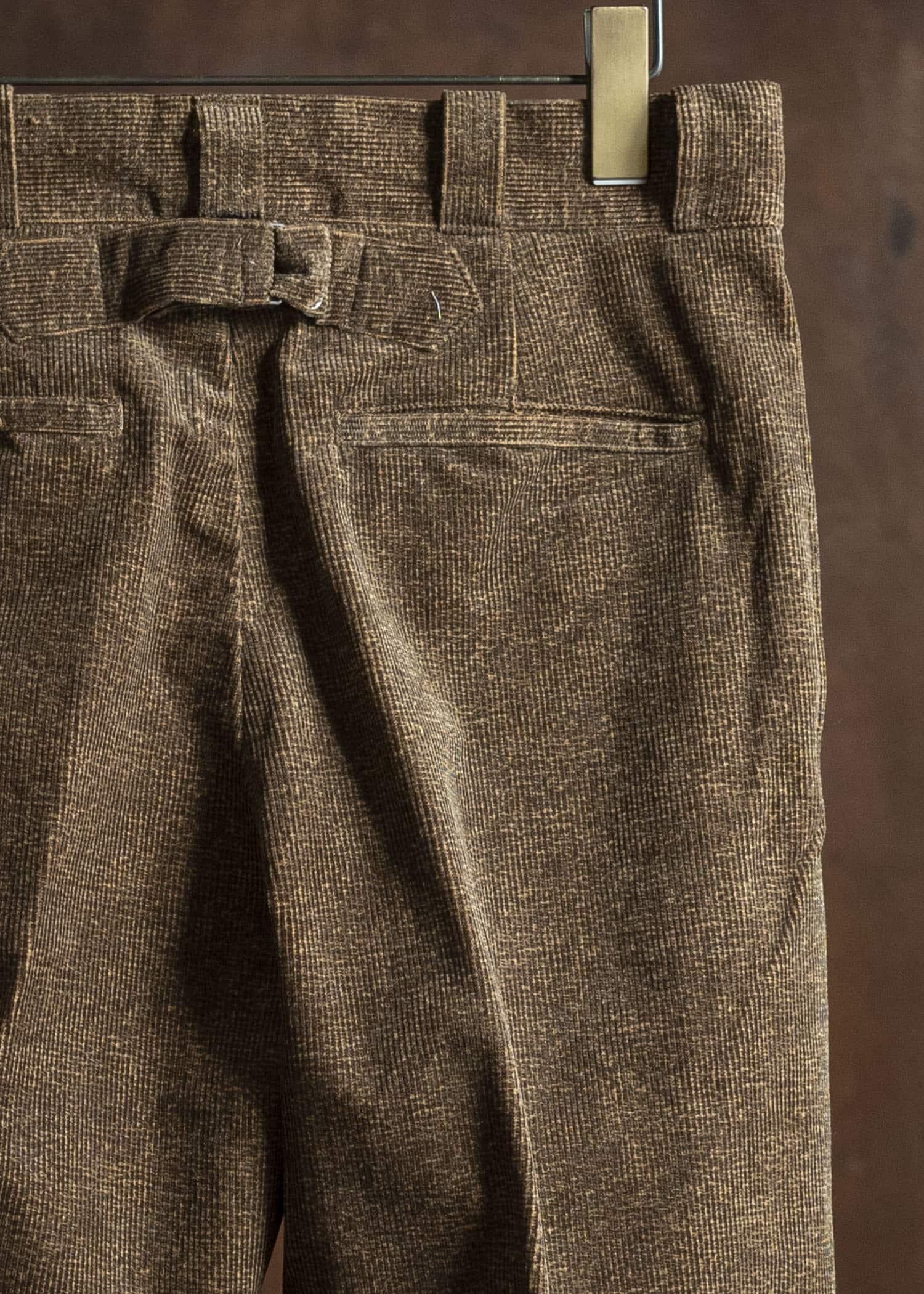 Taiga Takahashi Lot.201 Work Trousers MELANGE BROWN
