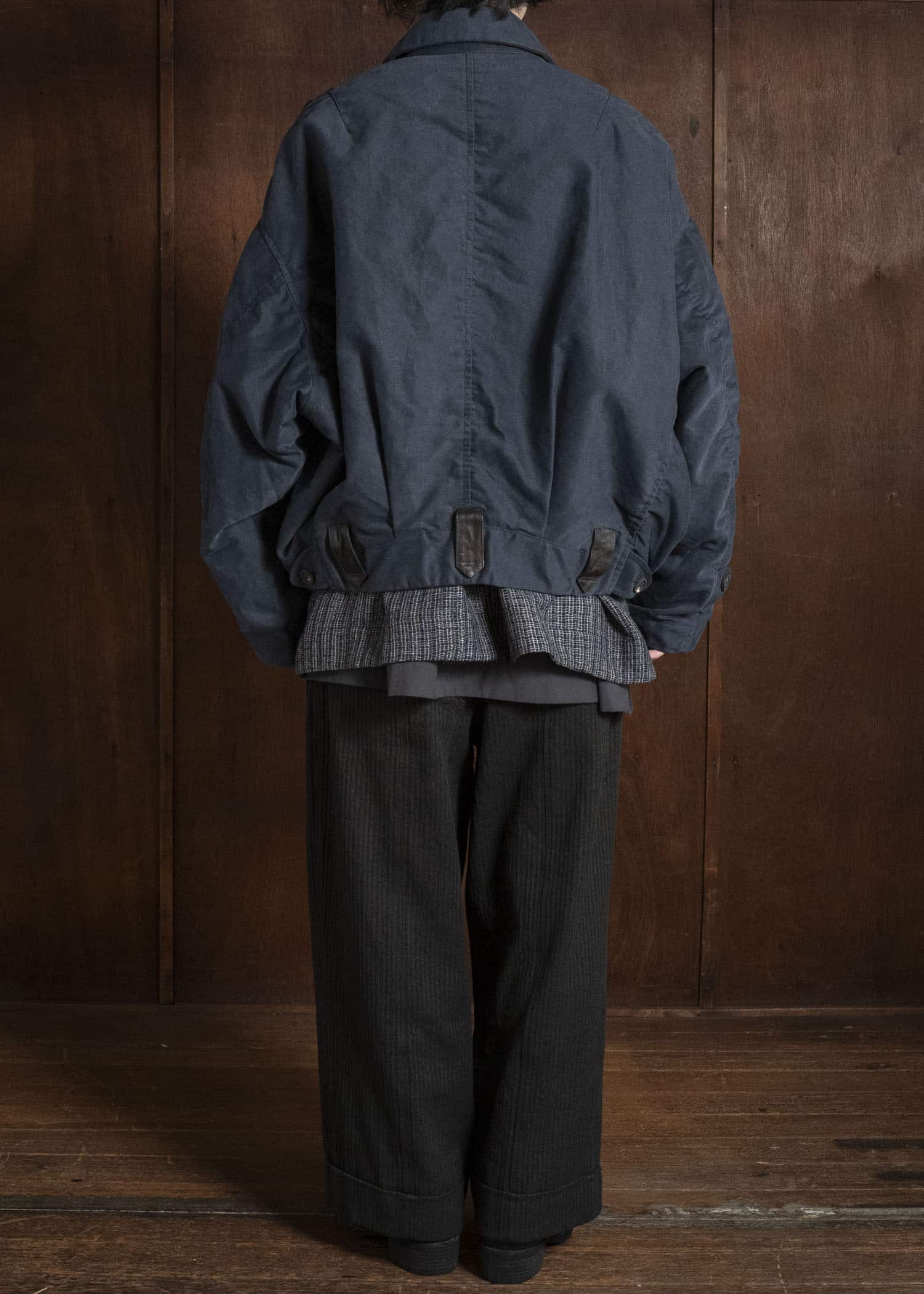ZIGGY CHEN SPREAD COLLAR AVIATOR JACKET 0M2630931