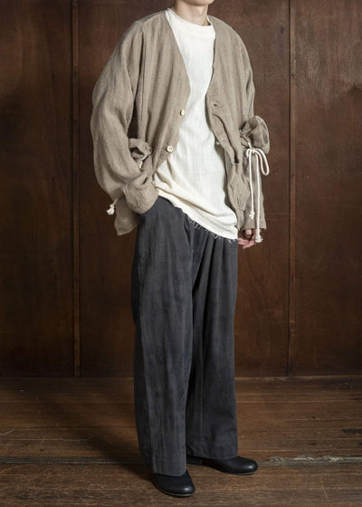 Gathering Textiles Beekeeper Jacket Handwoven Hemp , Organic Cotton Poplin Linig BKJ01-HE-BR