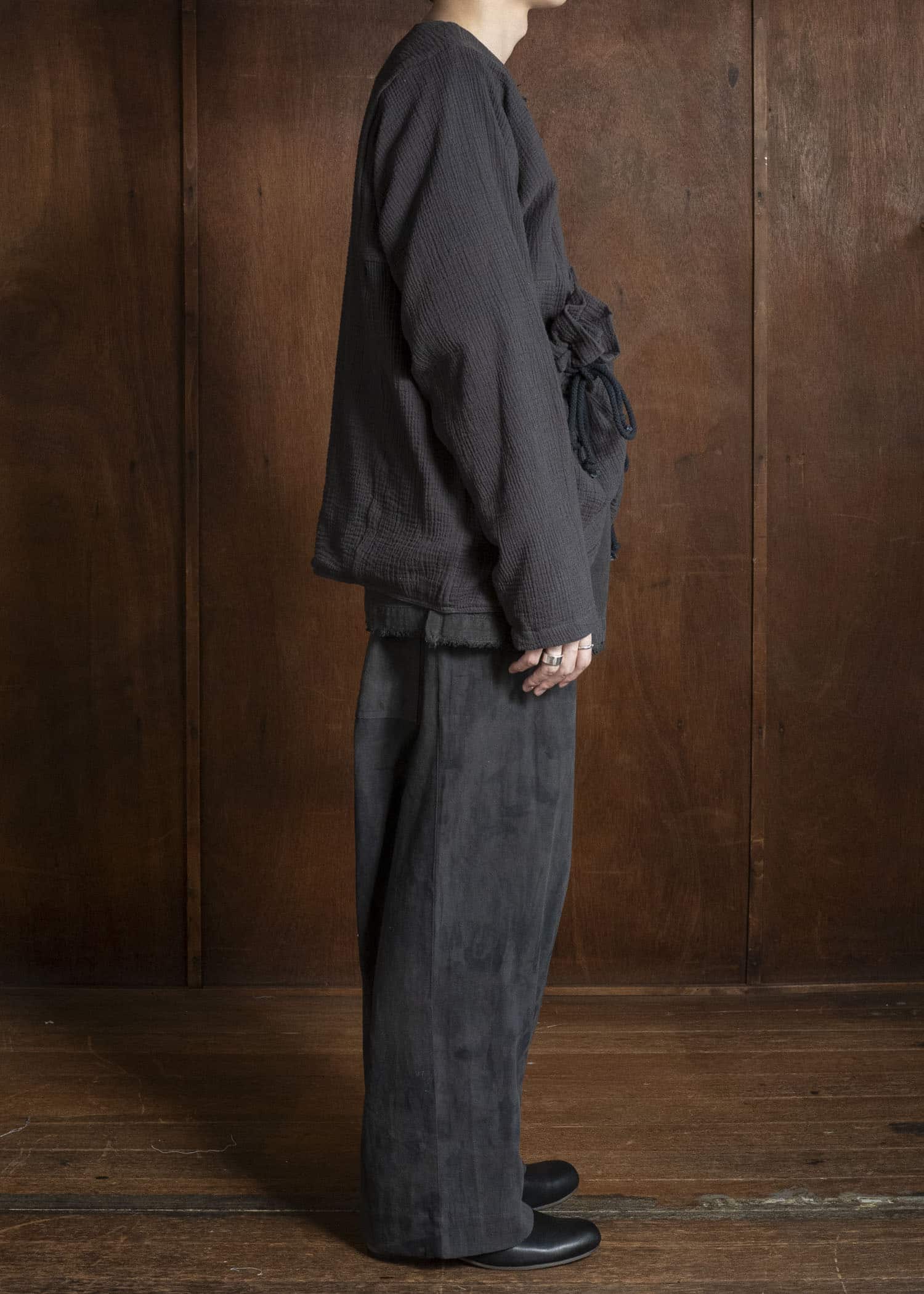 Gathering Textiles Beekeeper Jacket Organic Double Gauze Cotton , Cotton Lining BKJ01-DG-BK