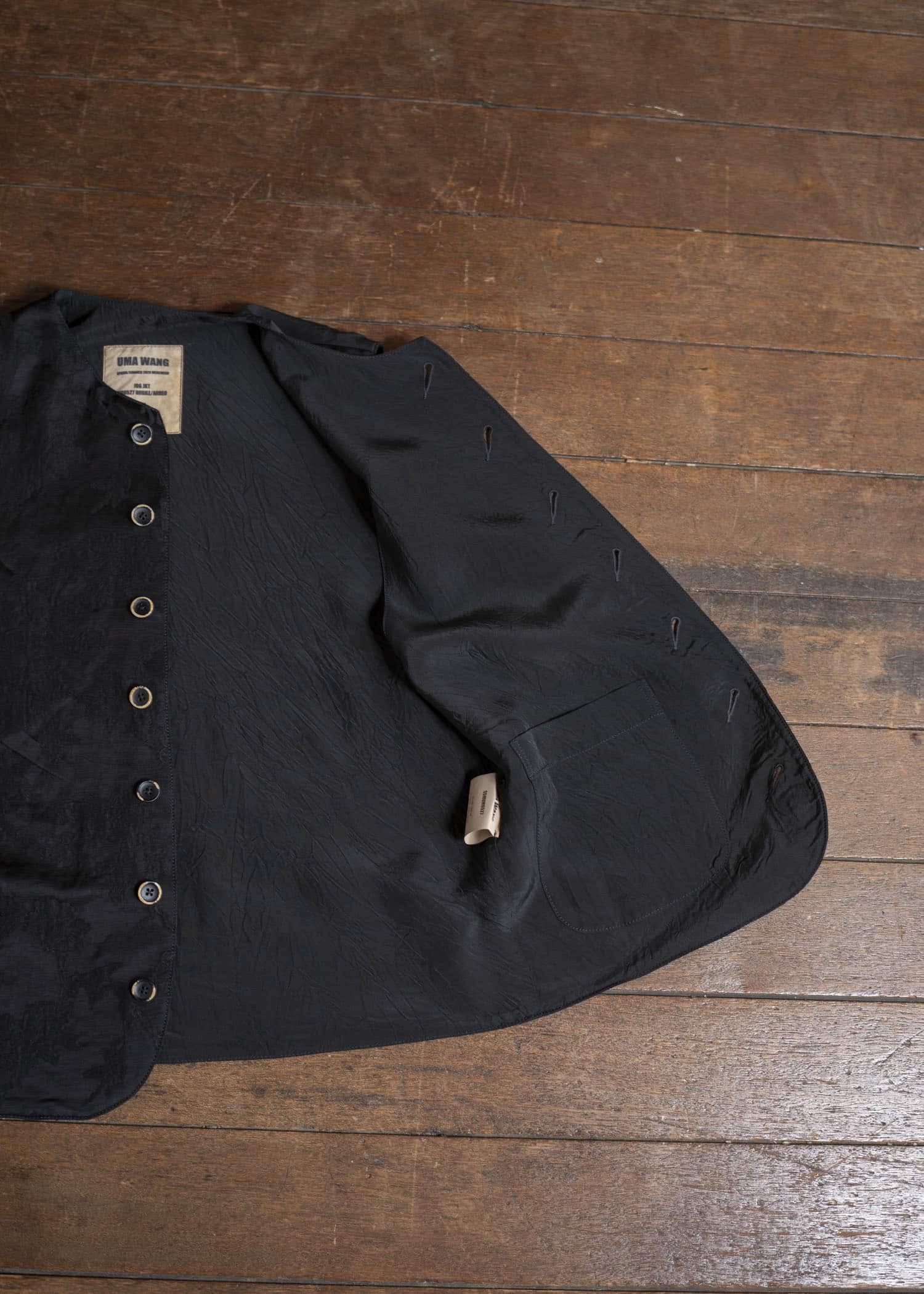 UMA WANG S5/M/UM6527 JOG JKT black