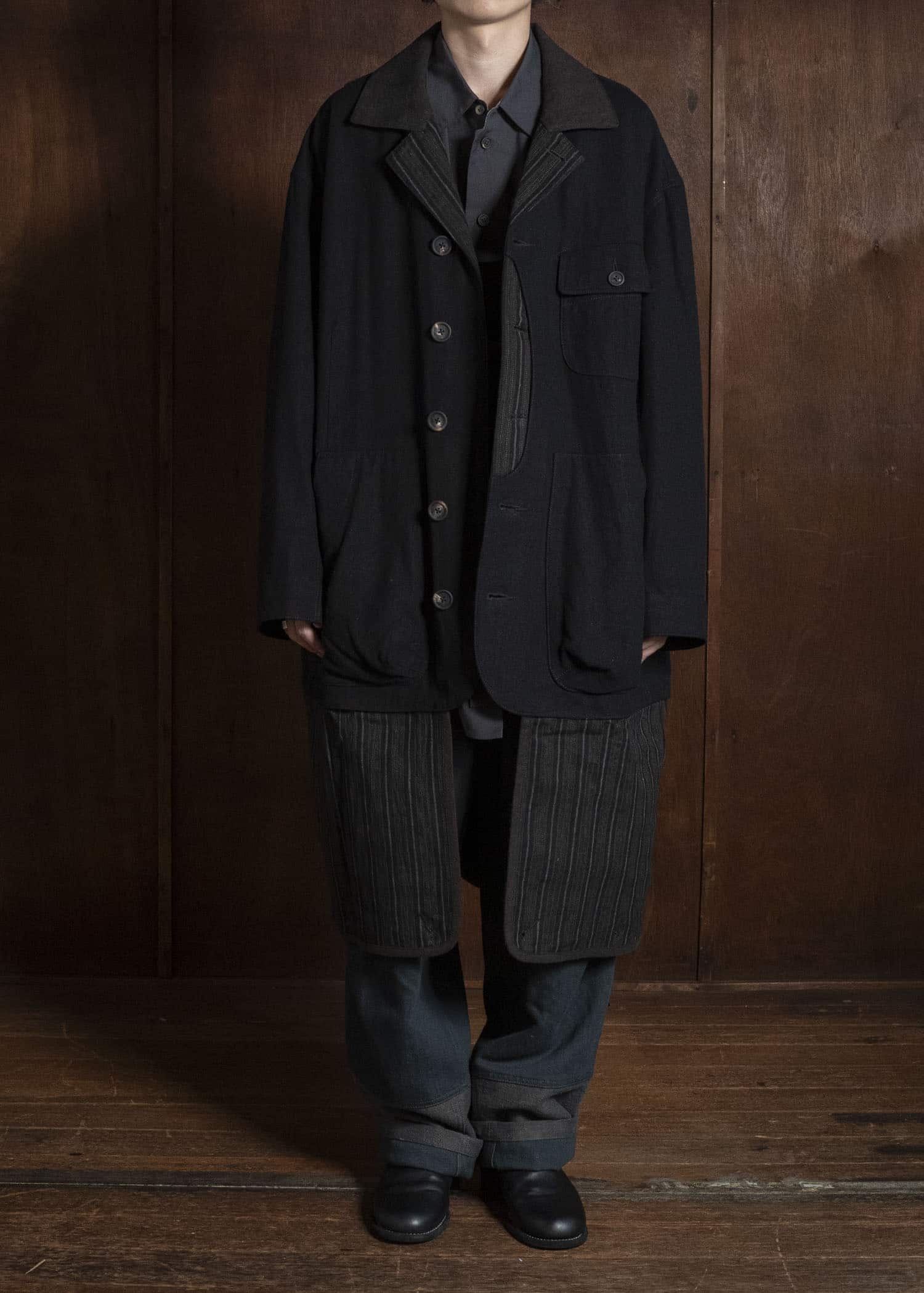 ZIGGY CHEN FOLDED SHORT COAT 0M2631102