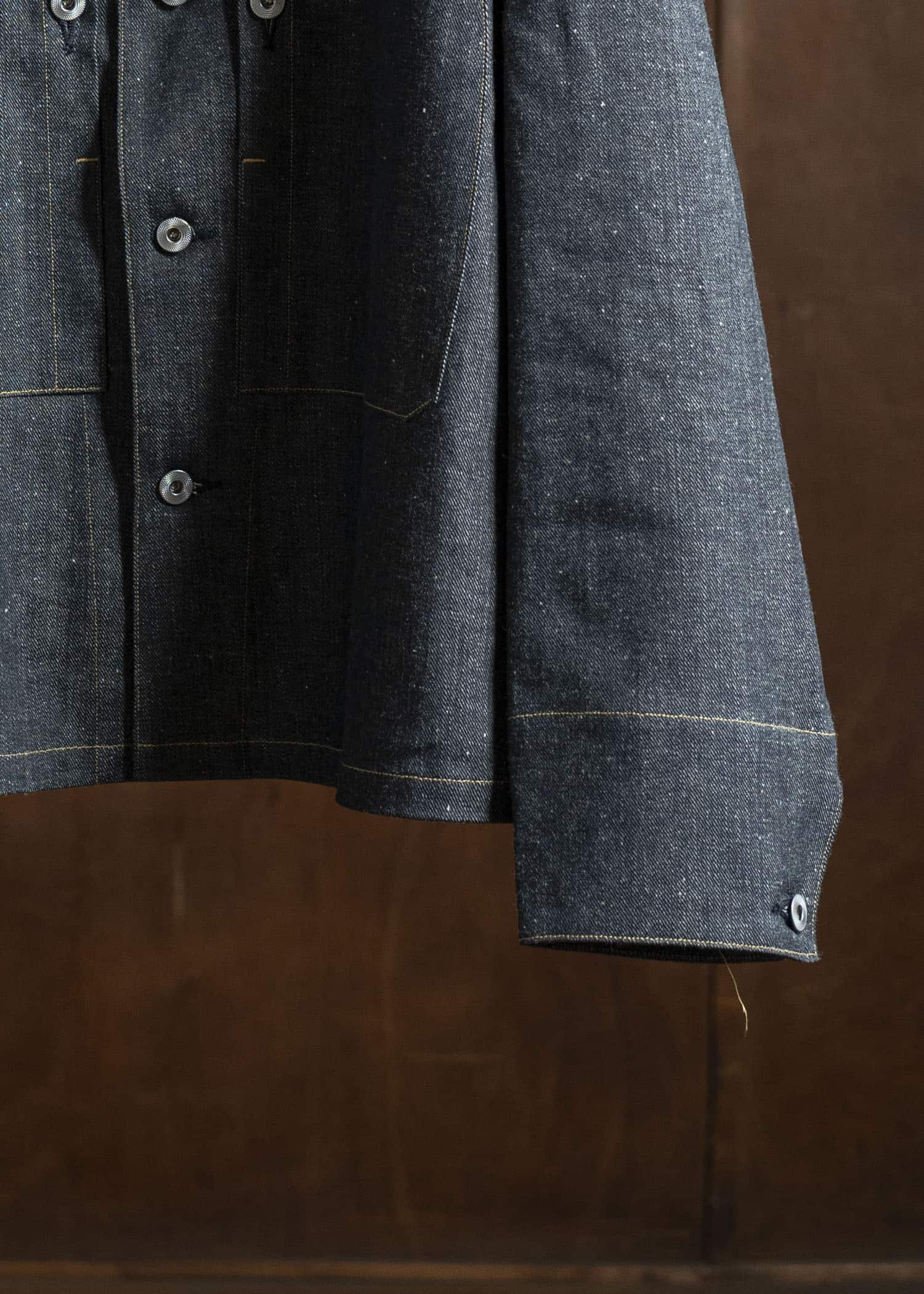 Taiga Takahashi Lot.715 French Navy Mechanic Jacket RAW INDIGO