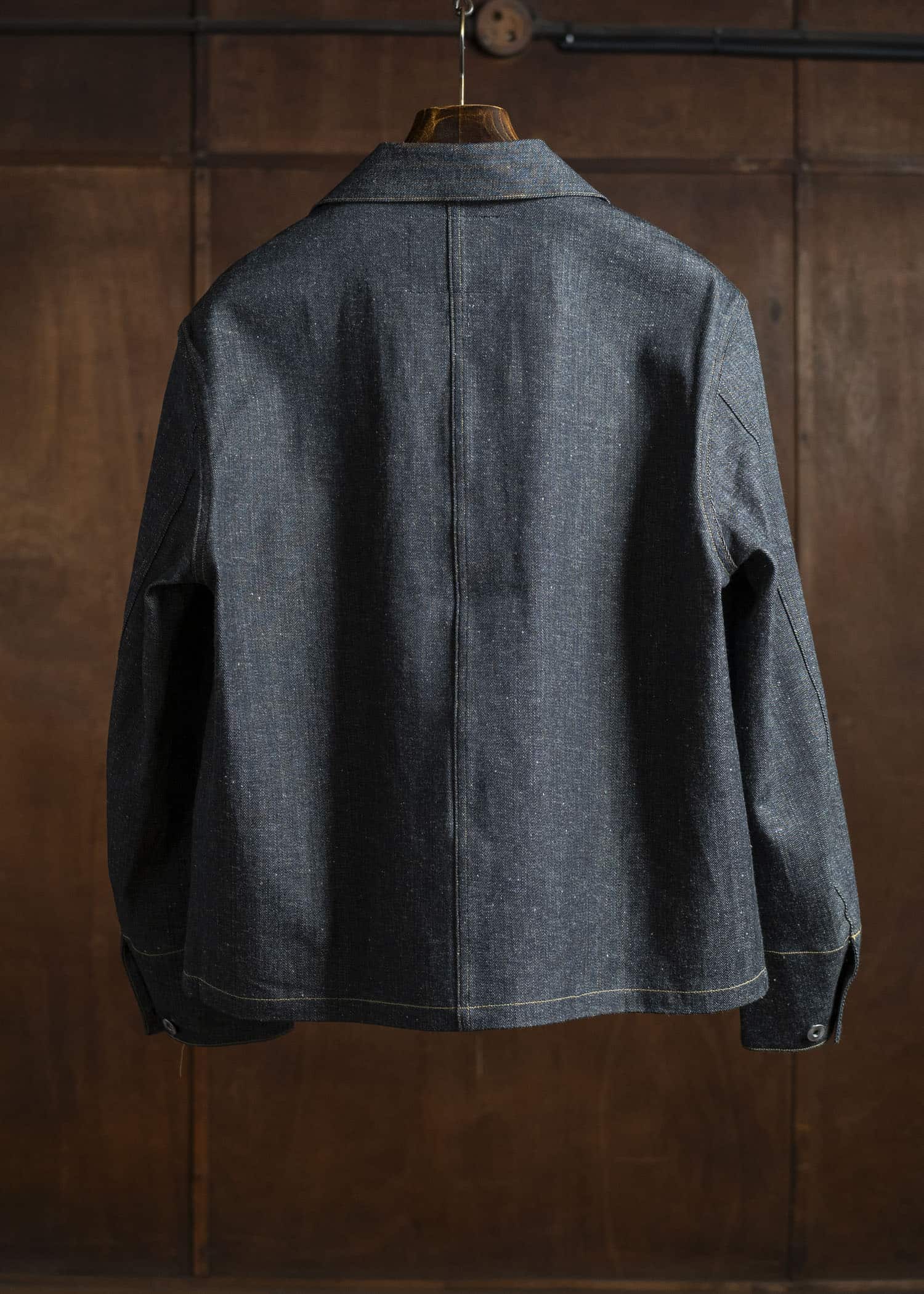 Taiga Takahashi Lot.715 French Navy Mechanic Jacket RAW INDIGO