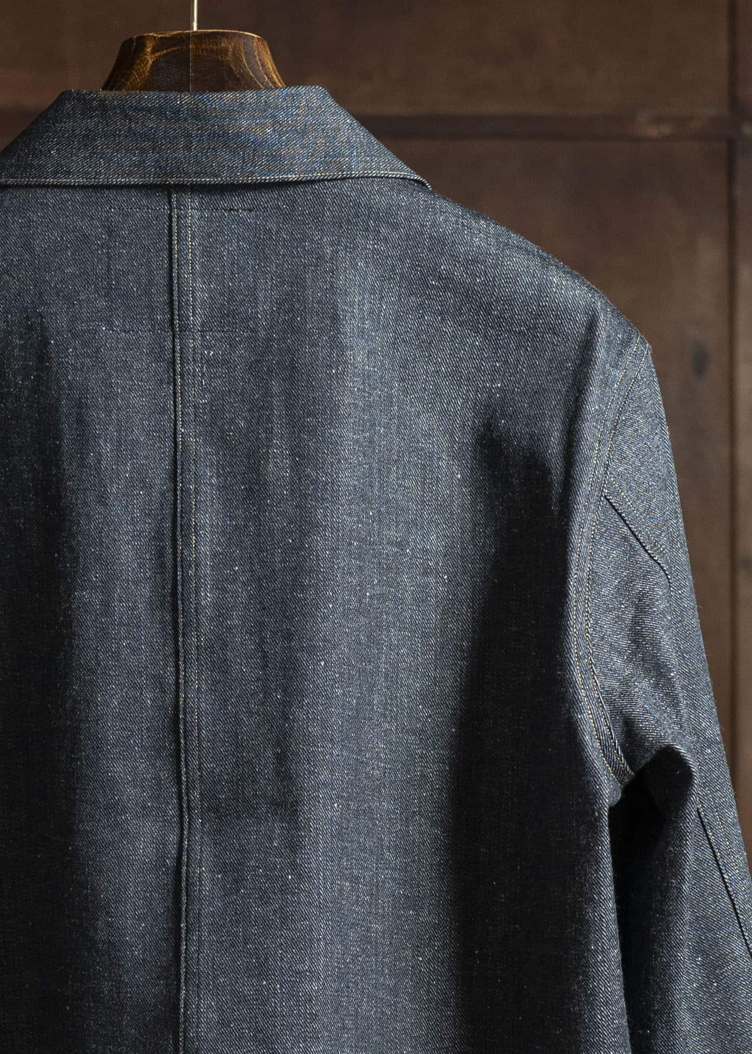 Taiga Takahashi Lot.715 French Navy Mechanic Jacket RAW INDIGO