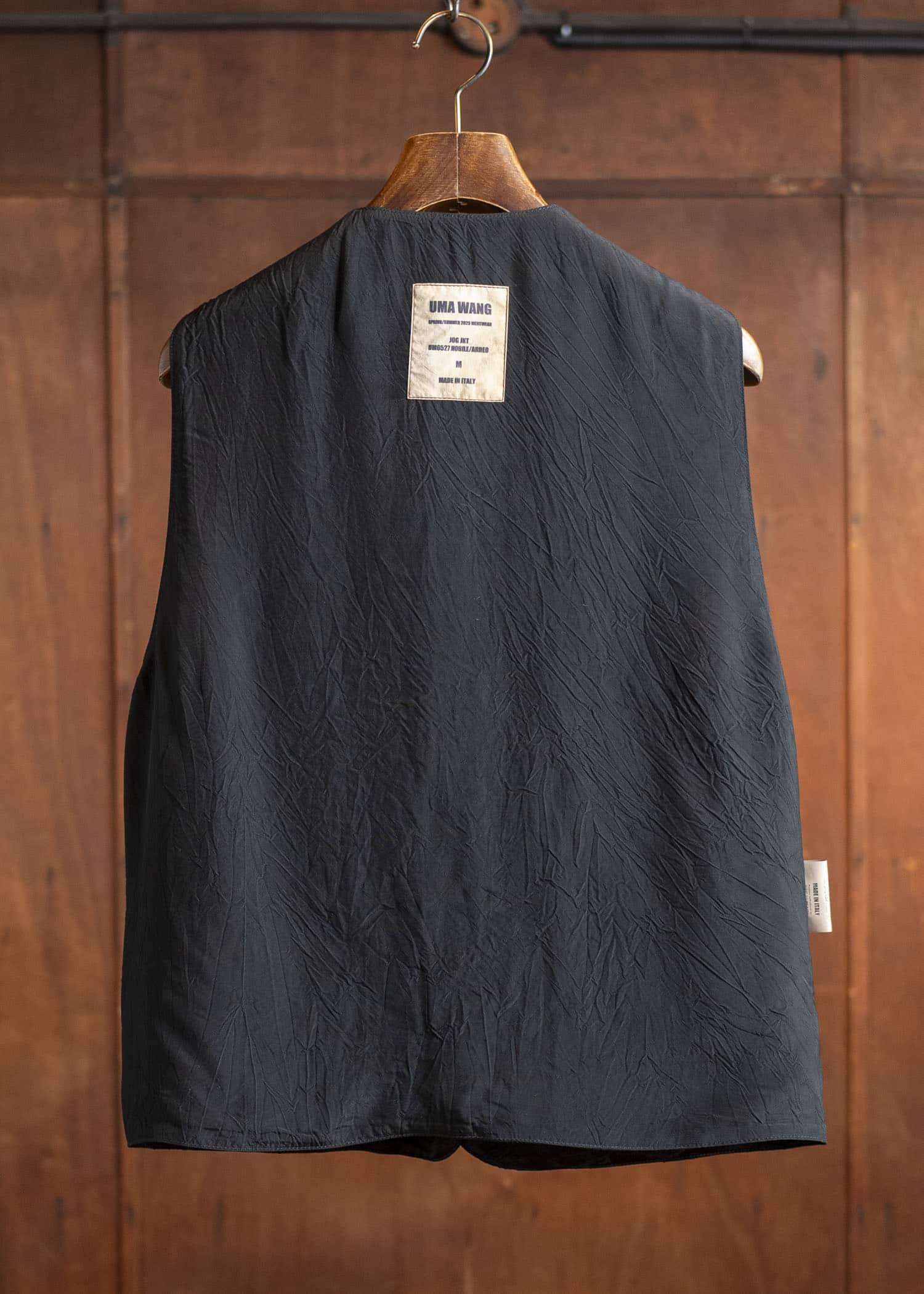 UMA WANG S5/M/UM6527 JOG JKT black