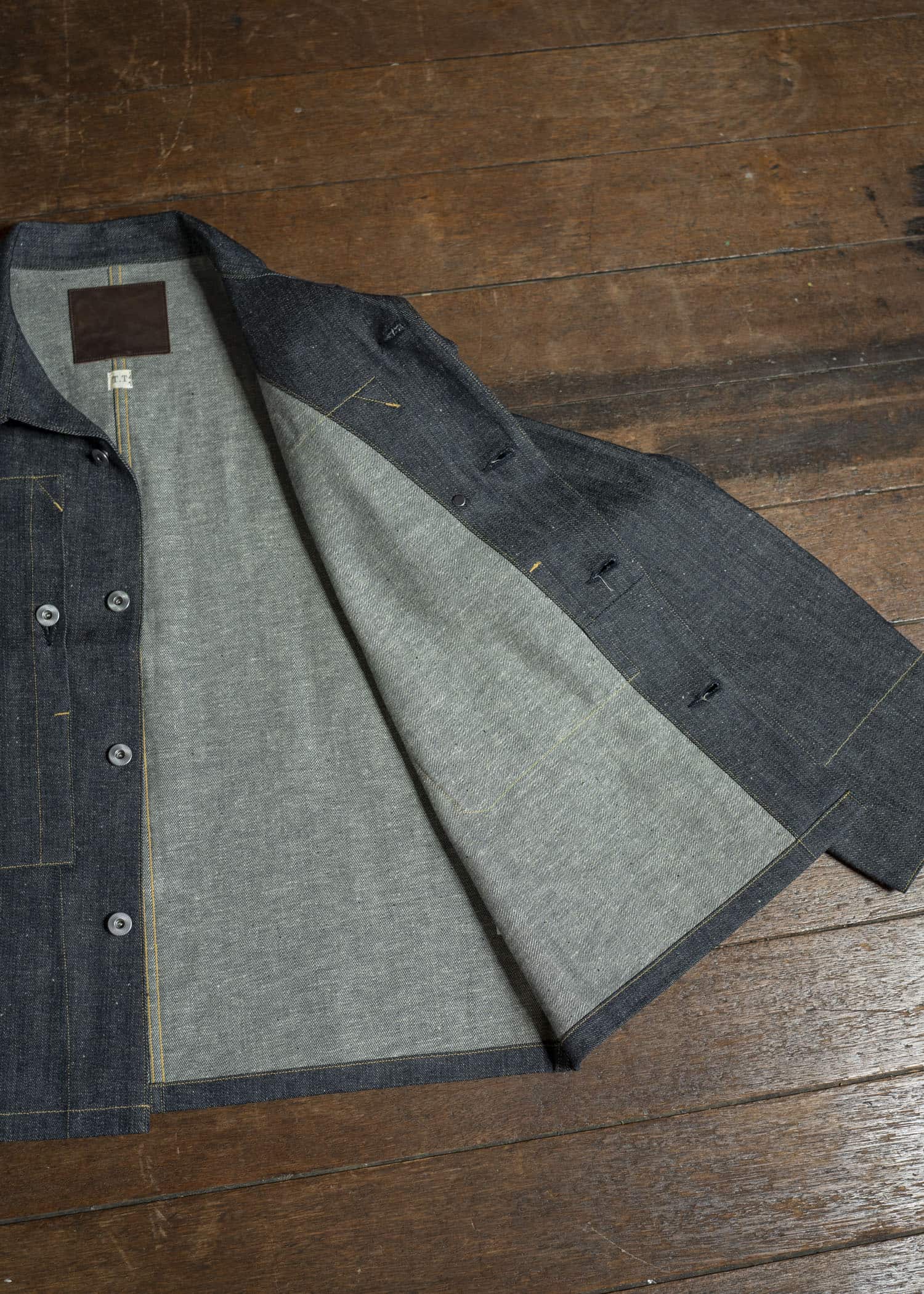 Taiga Takahashi Lot.715 French Navy Mechanic Jacket RAW INDIGO
