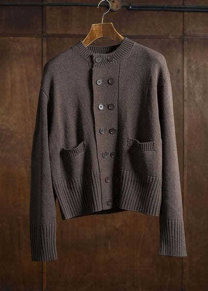 Taiga Takahashi Lot.506 DB Cardigan BROWN