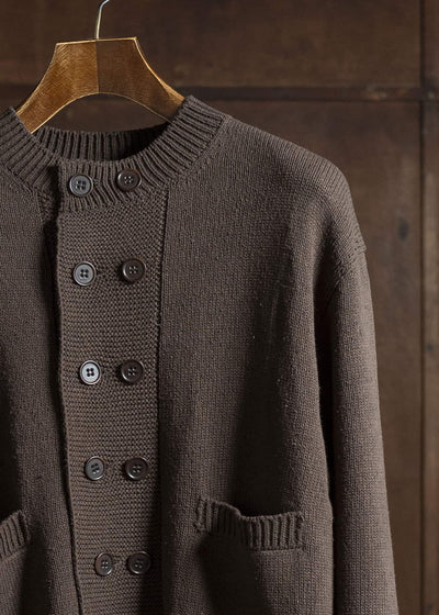 Taiga Takahashi Lot.506 DB Cardigan BROWN
