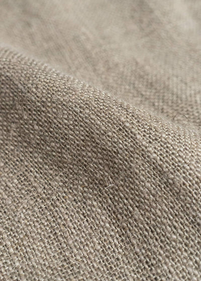 Gathering Textiles Double Bag Handloom Organic Hemp , Dark Creem DB01-HE-BR