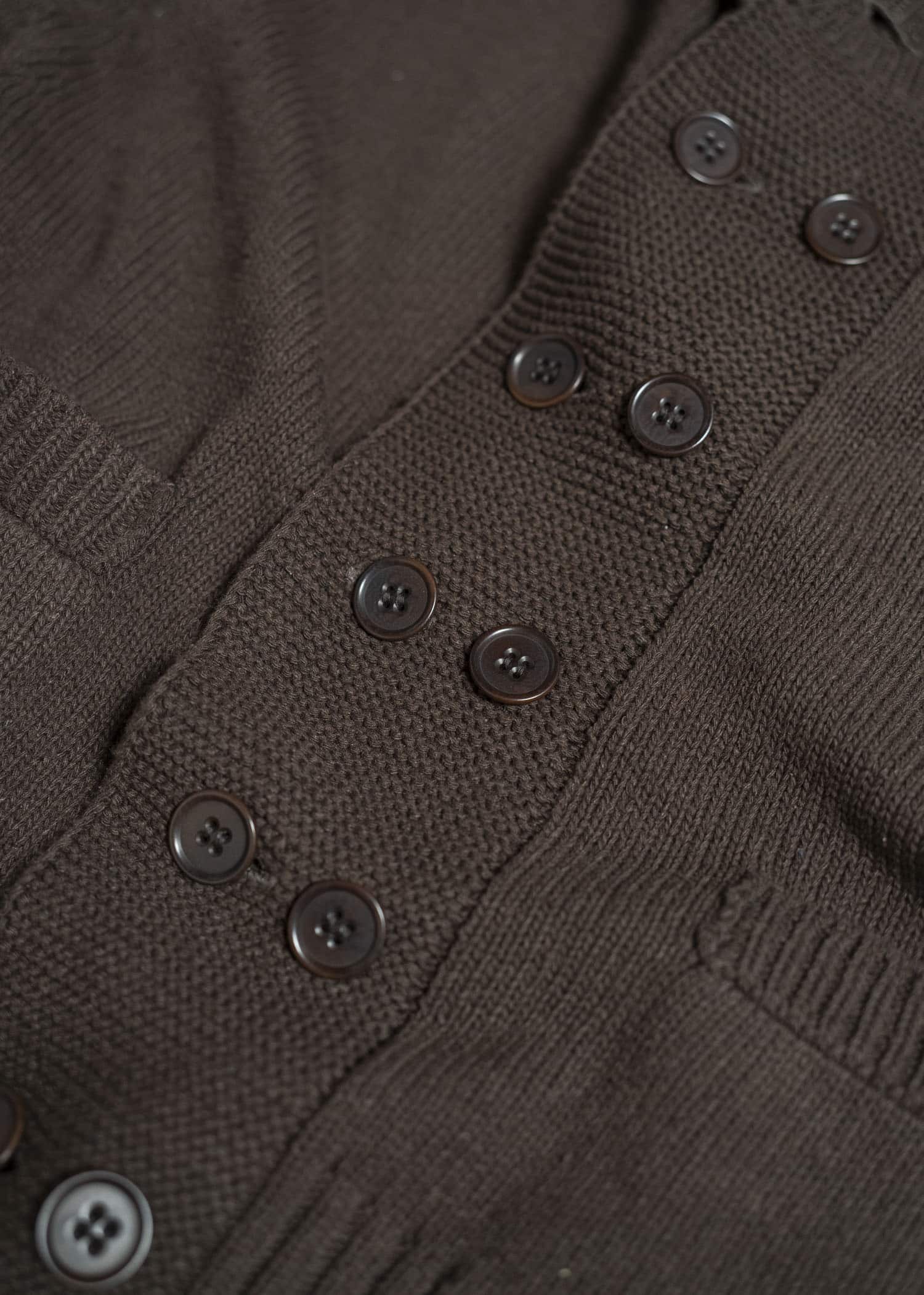 Taiga Takahashi Lot.506 DB Cardigan BROWN