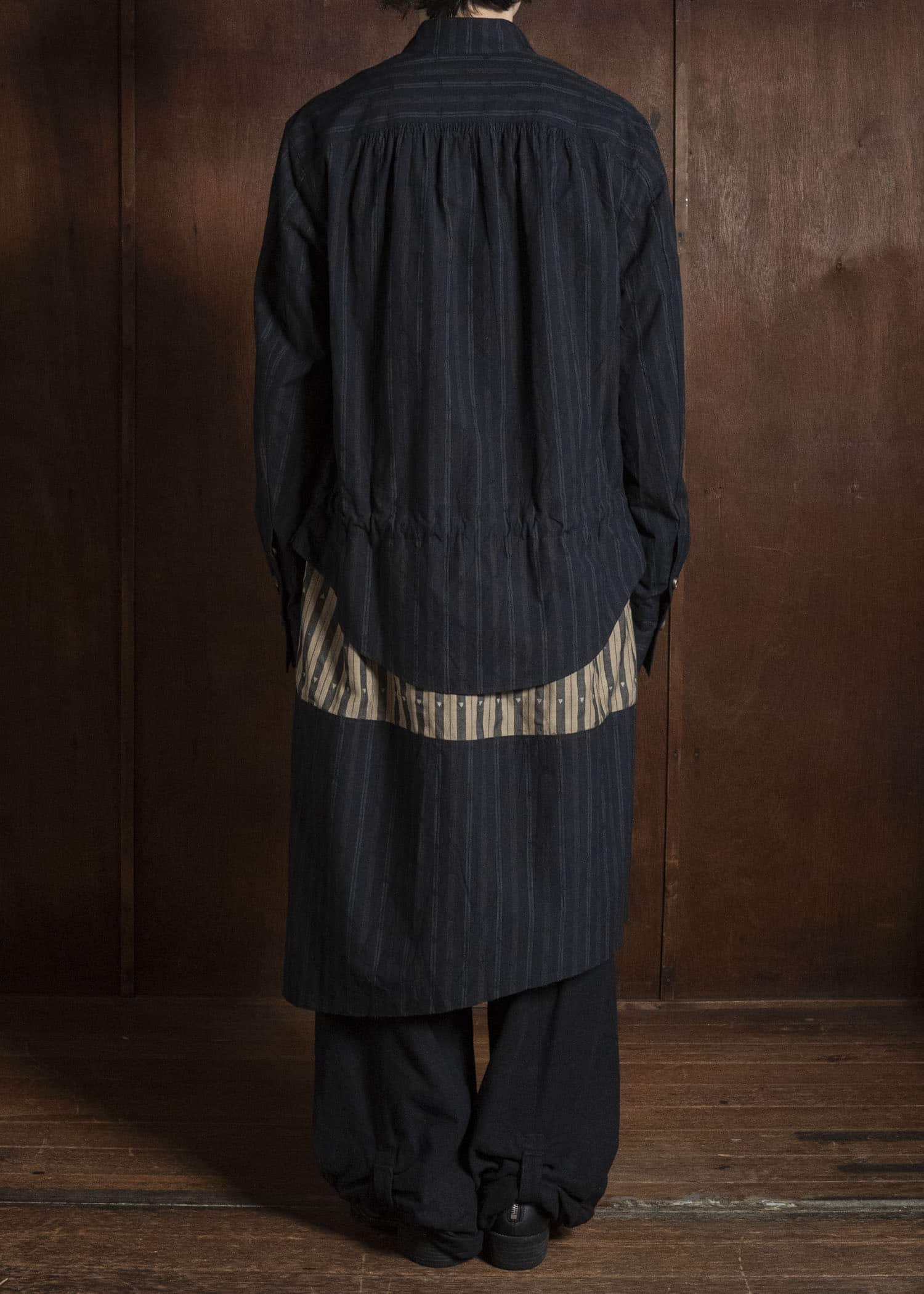 ZIGGY CHEN MANDARIN COLLAR LONG SHIRT 0M2630727