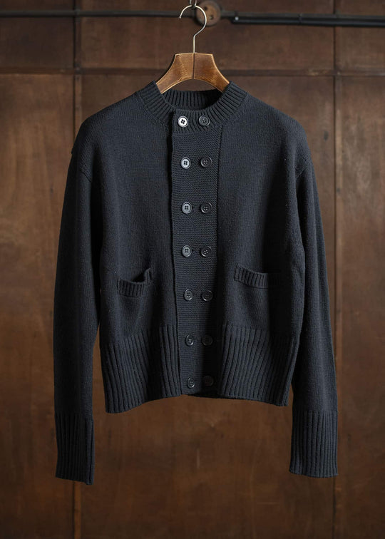 Taiga Takahashi Lot.506 DB Cardigan BLACK