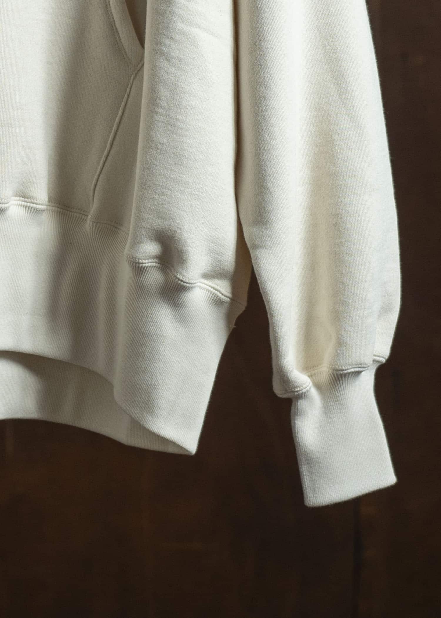 Taiga Takahashi Lot.606 Hooded Sweat Shirt  IVORY