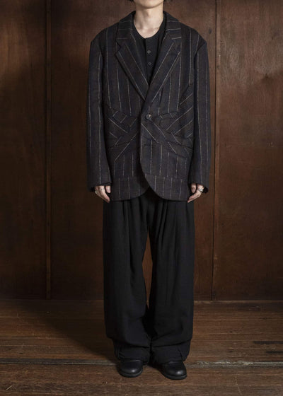 ZIGGY CHEN VELVET 3 BUTTON BLAZER 0M2630944
