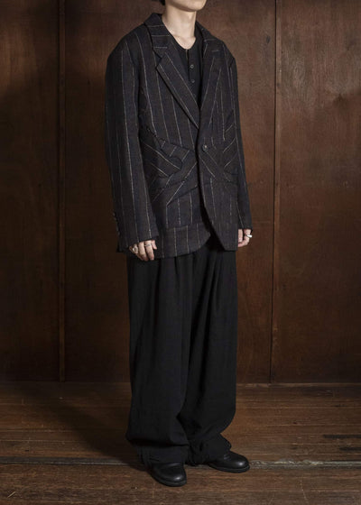 ZIGGY CHEN VELVET 3 BUTTON BLAZER 0M2630944