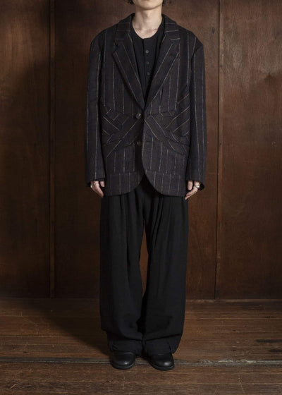 ZIGGY CHEN VELVET 3 BUTTON BLAZER 0M2630944