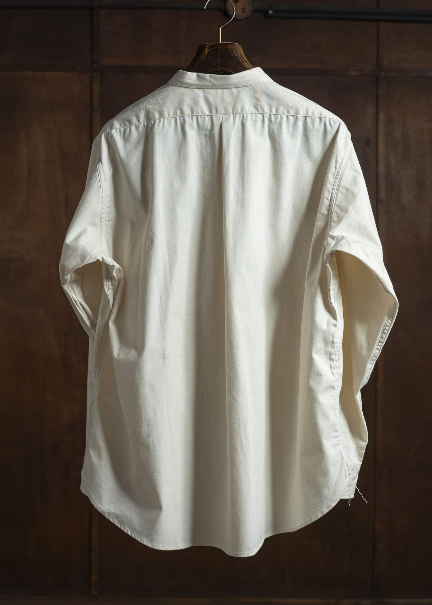 Taiga Takahashi Lot.106 Narrow Collar Shirt IVORY