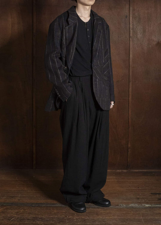 ZIGGY CHEN VELVET 3 BUTTON BLAZER 0M2630944