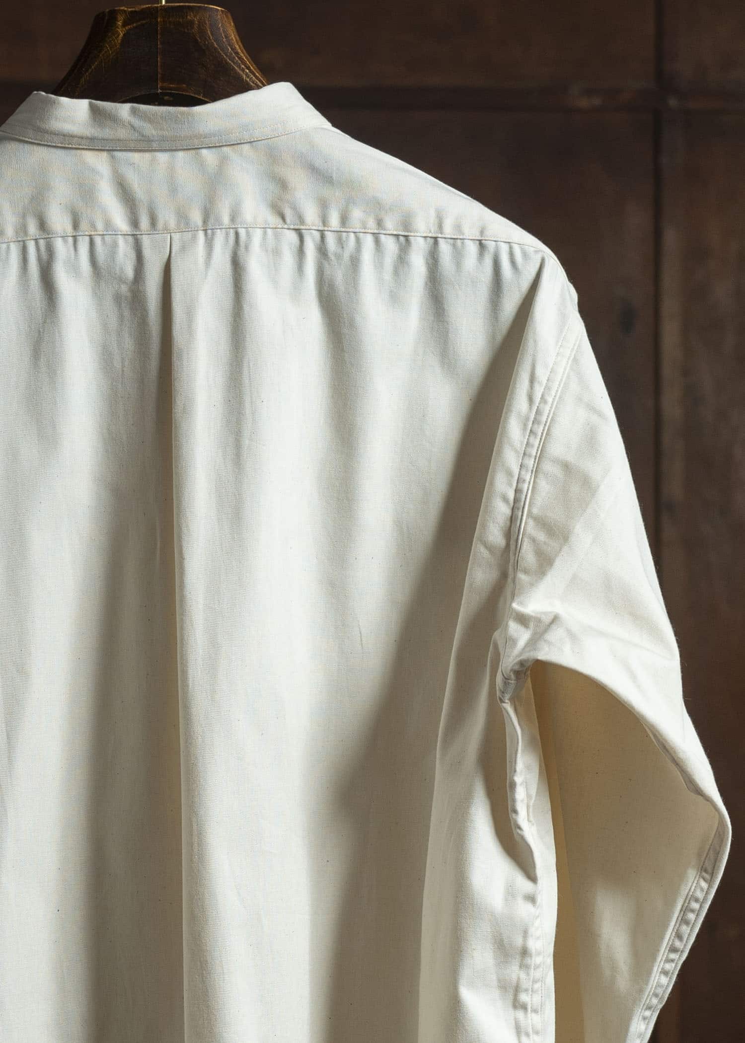 Taiga Takahashi Lot.106 Narrow Collar Shirt IVORY