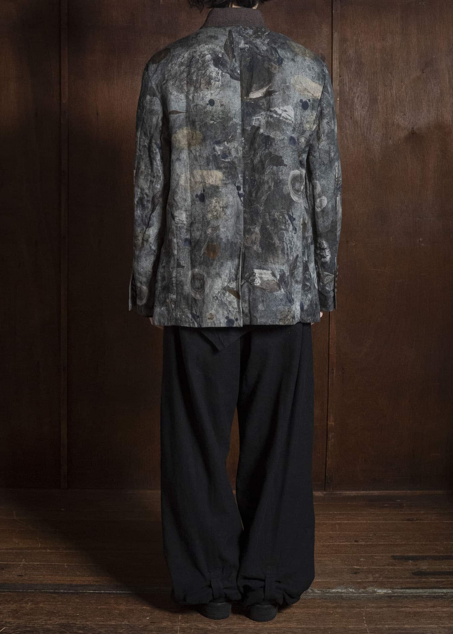 ZIGGY CHEN DIGITAL PRINT STAND COLLAR BLAZER 0M2630932