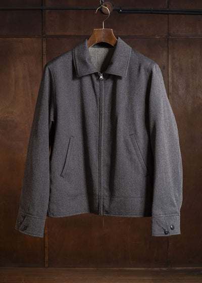 Taiga Takahashi Lot.306-Melange Charcoal Cossack Jacket Melange Charcoal