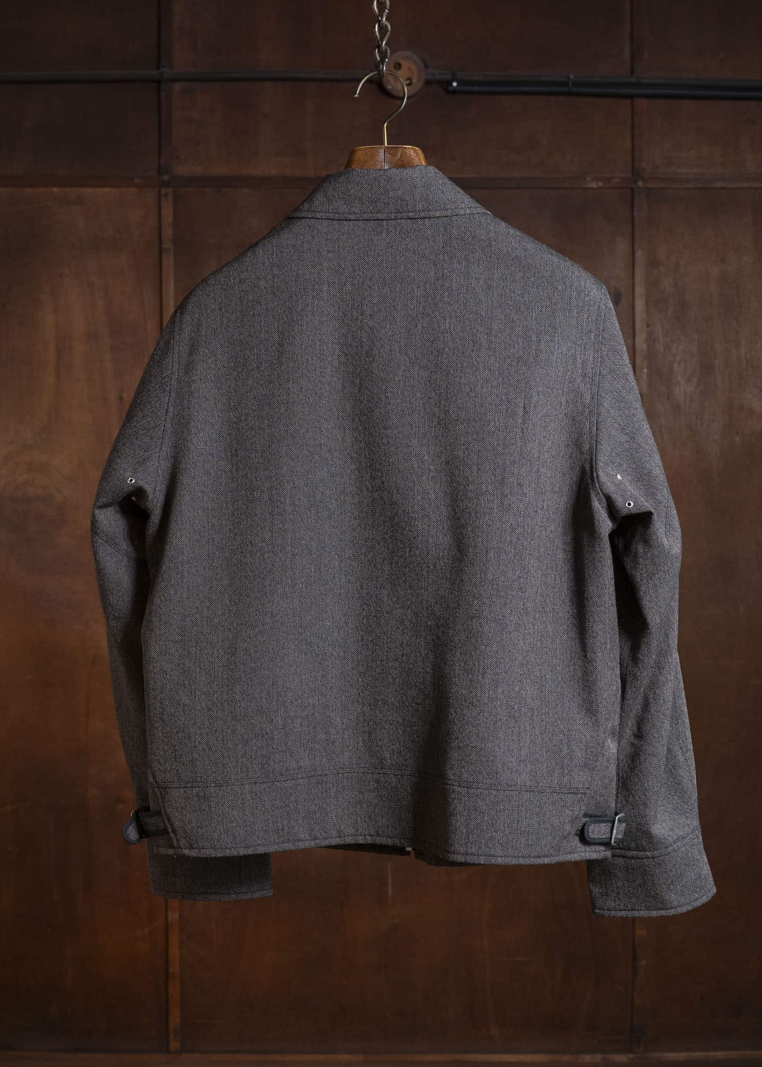 Taiga Takahashi Lot.306-Melange Charcoal Cossack Jacket Melange Charcoal