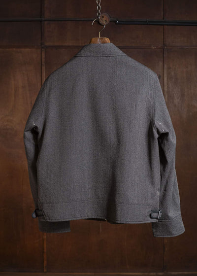 Taiga Takahashi Lot.306-Melange Charcoal Cossack Jacket Melange Charcoal