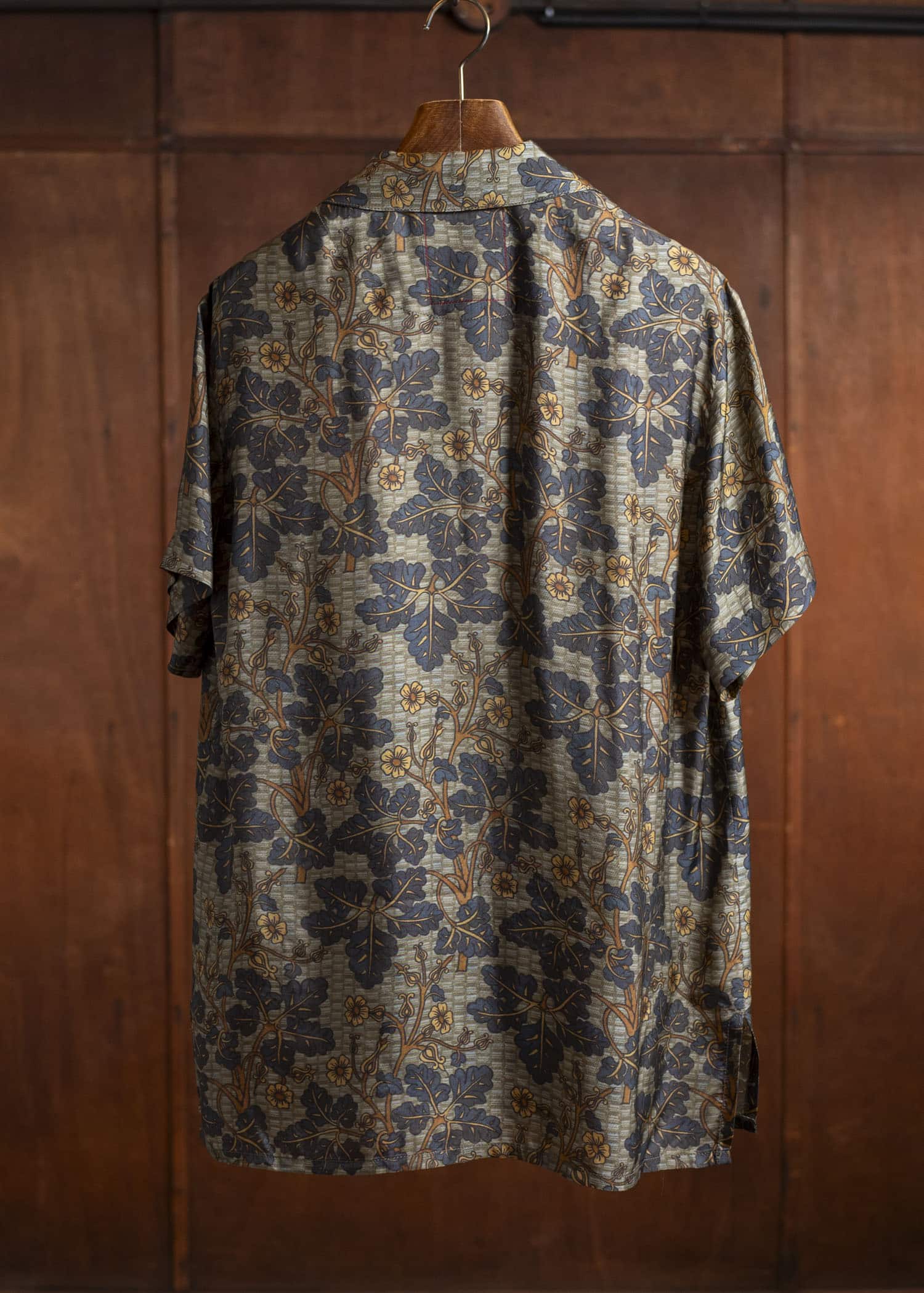 UMA WANG S5/M/UM1506 TERRY TOP mustard/blue