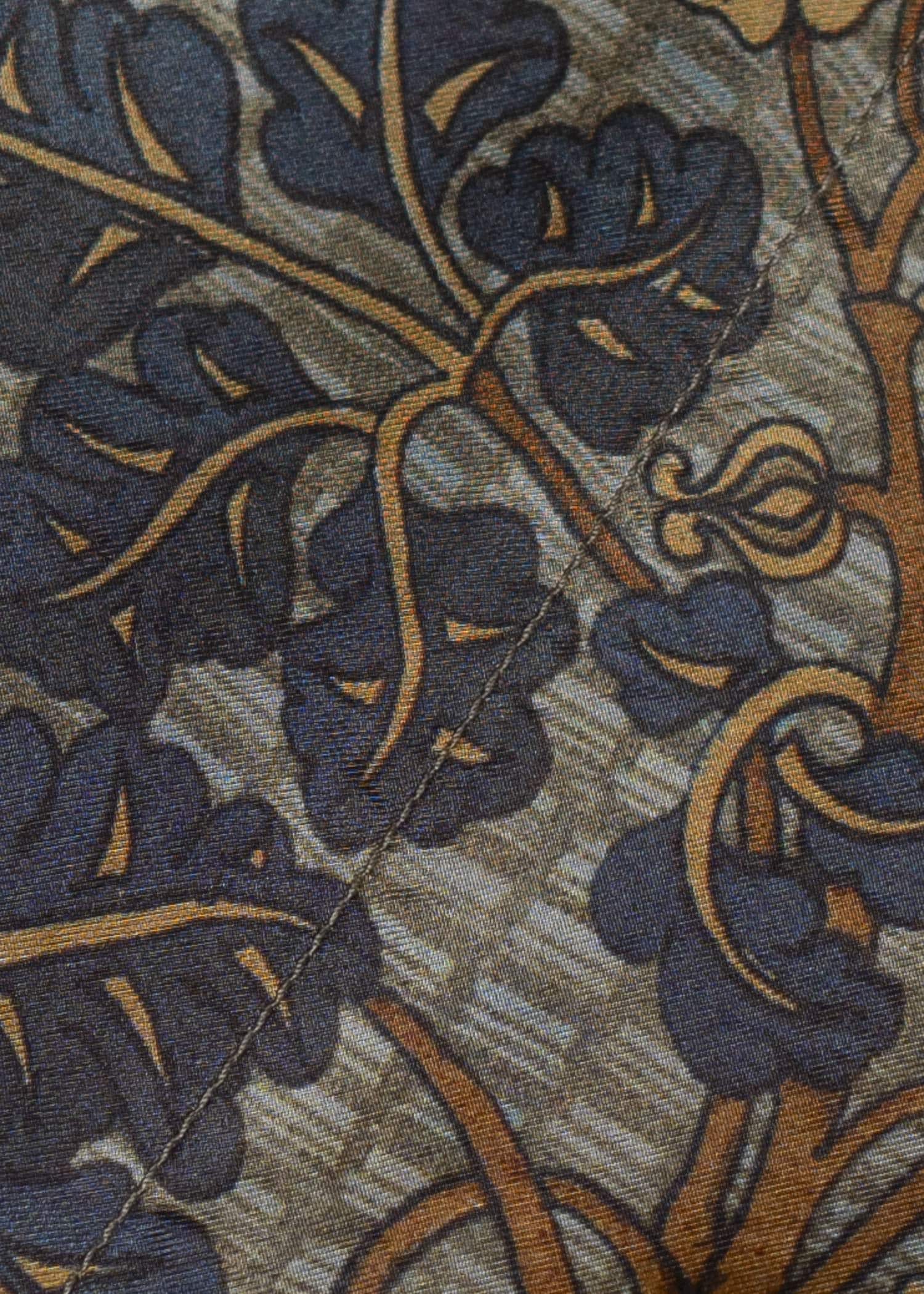 UMA WANG S5/M/UM1506 TERRY TOP mustard/blue